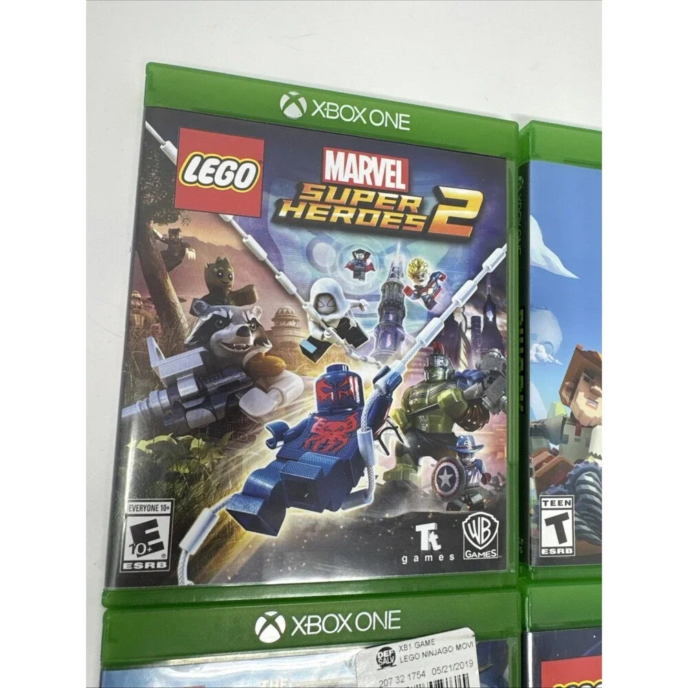 XBOX ONE LOT of 4 PixARK, Lego Worlds, Lego Marvel Super Heroes 2, Ninjago 2